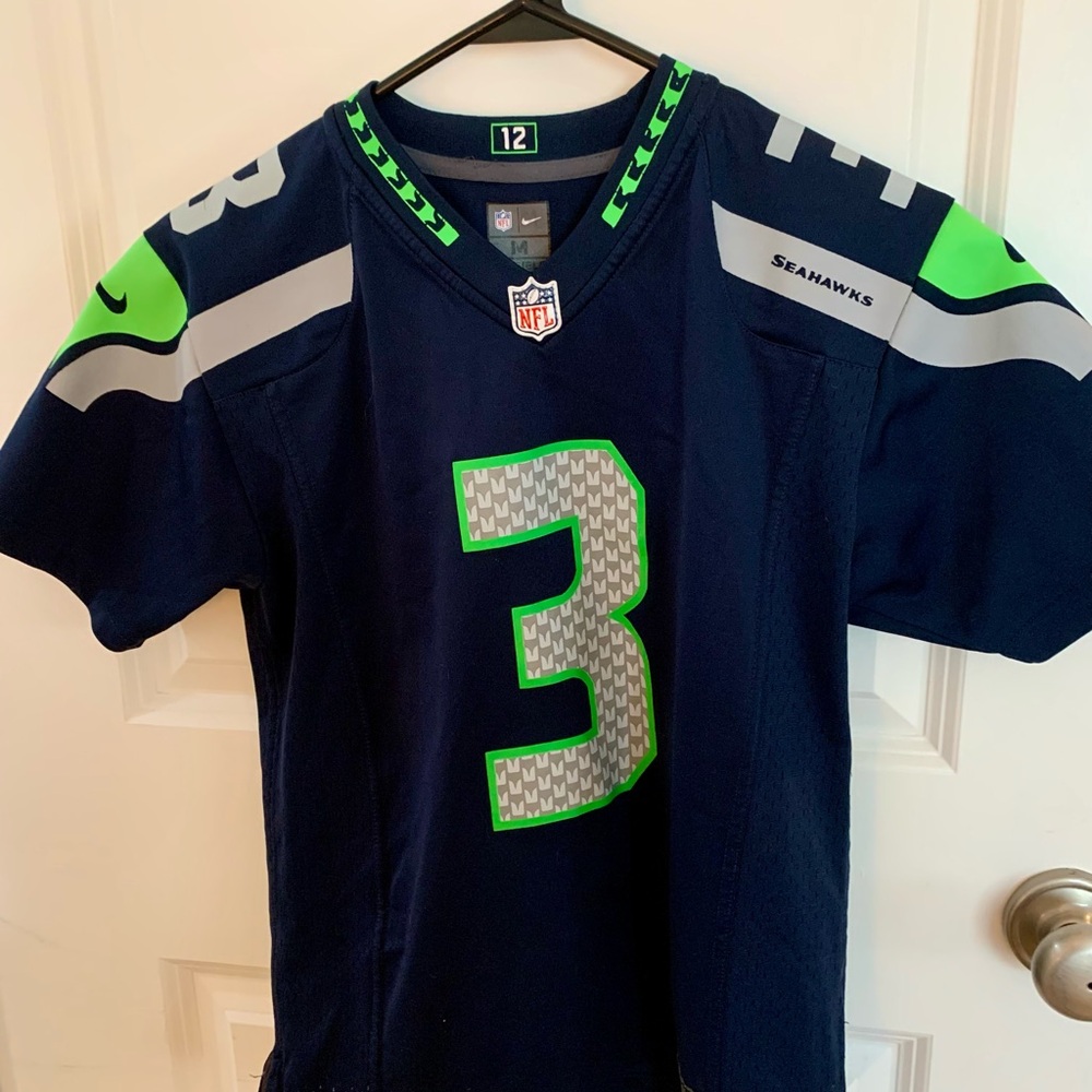 Boys size M Seahawks Jersey